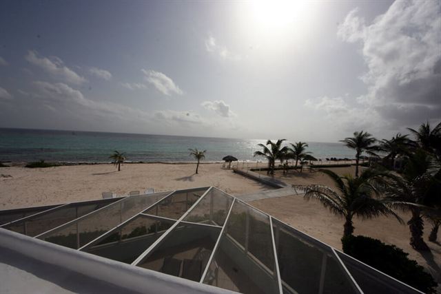 View from the roof showing the property layout